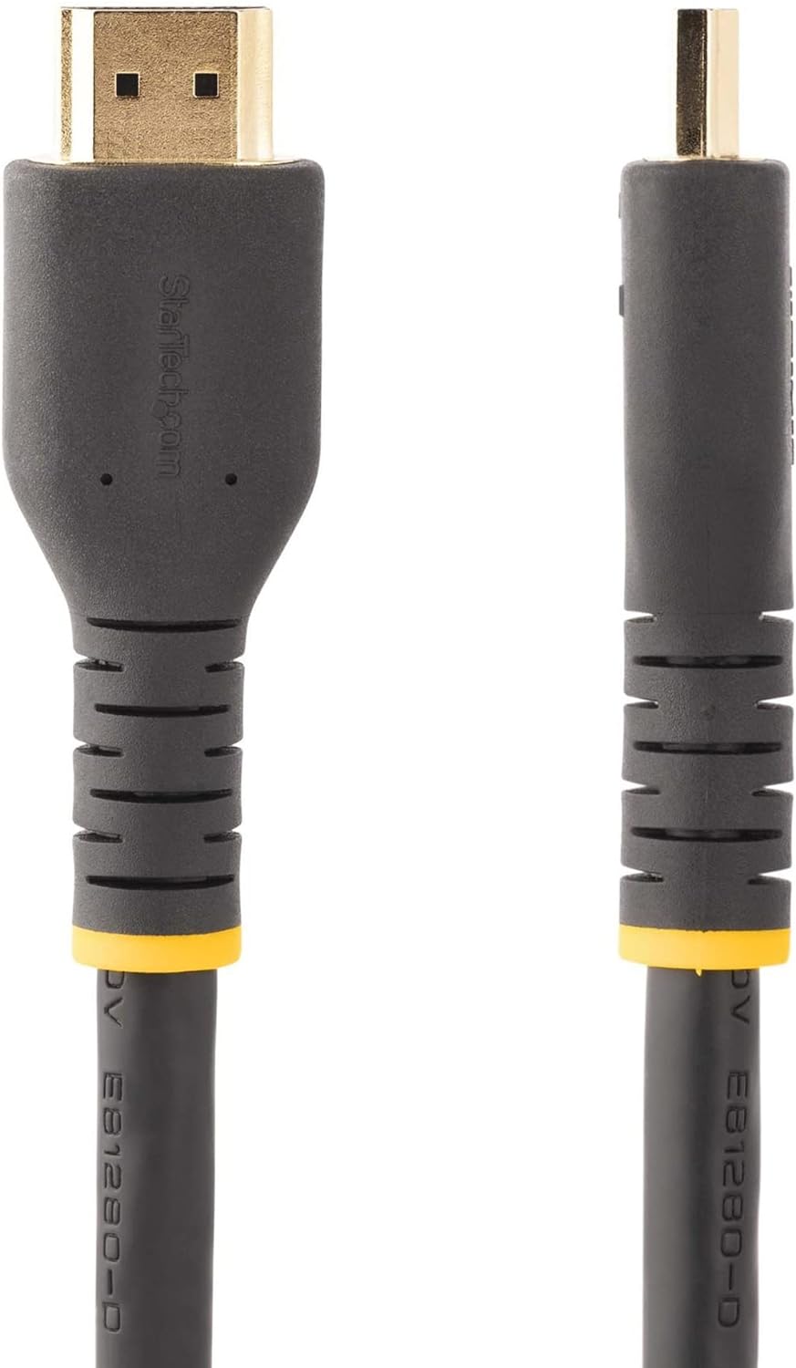 StarTech.com 30ft Active HDMI Cable w/Ethernet - HDMI 2.0 4K 60Hz UHD - Rugged HDMI Cord w/Aramid Fiber - Durable High Speed HDMI Cable - Heavy-Duty HDMI 2.0 Cable (RH2A-10M-HDMI-CABLE