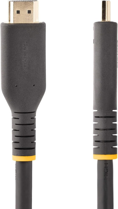 StarTech.com 30ft Active HDMI Cable w/Ethernet - HDMI 2.0 4K 60Hz UHD - Rugged HDMI Cord w/Aramid Fiber - Durable High Speed HDMI Cable - Heavy-Duty HDMI 2.0 Cable (RH2A-10M-HDMI-CABLE