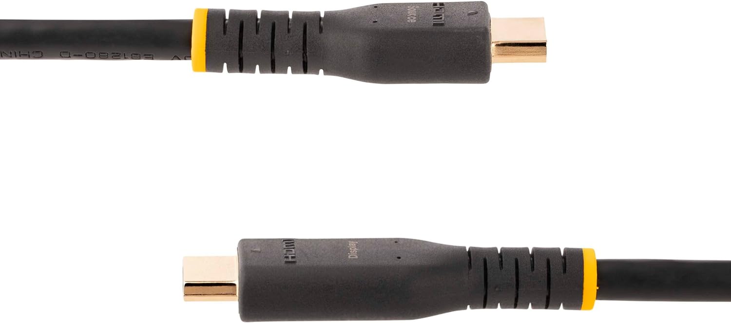 StarTech.com 23ft Active HDMI Cable w/Ethernet - HDMI 2.0 4K 60Hz UHD - Rugged HDMI Cord w/Aramid Fiber - Durable High Speed HDMI Cable - Heavy-Duty HDMI 2.0 Cable (RH2A-7M-HDMI-CABLE