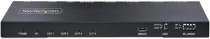 4-Port Hdmi Splitter - 4K 60Hz Built-In Scaler