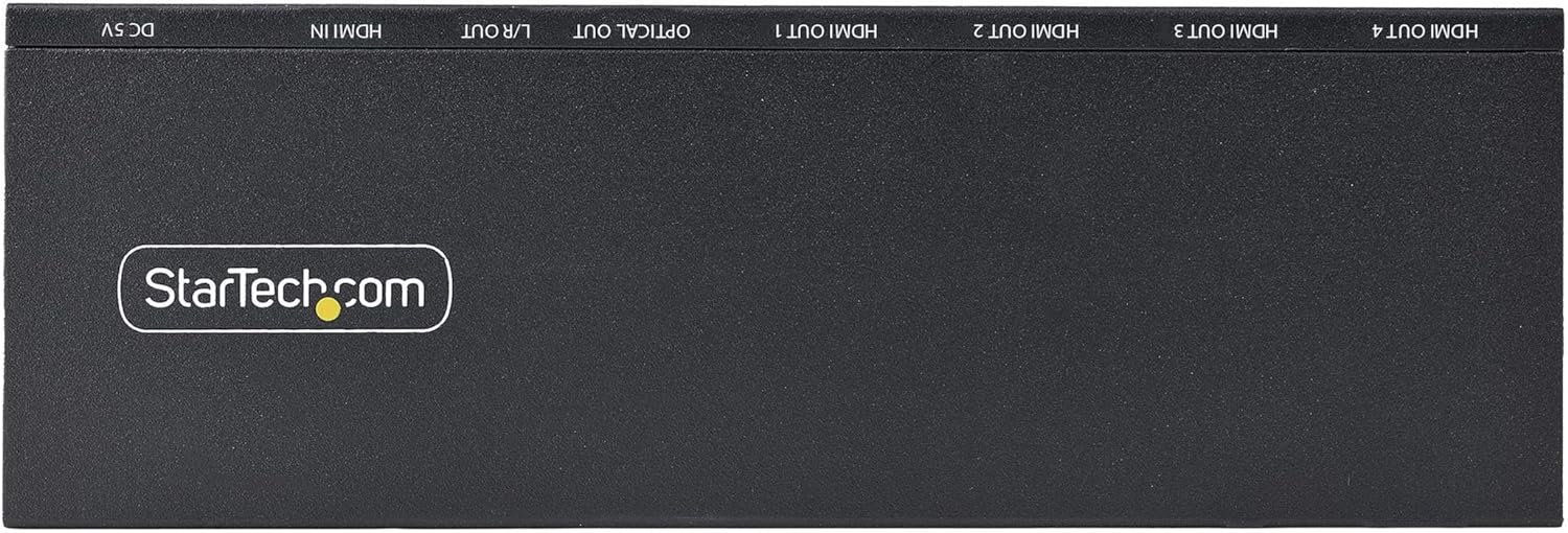 4-Port Hdmi Splitter - 4K 60Hz Built-In Scaler