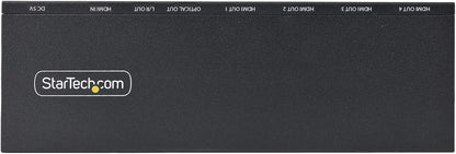 4-Port Hdmi Splitter - 4K 60Hz Built-In Scaler