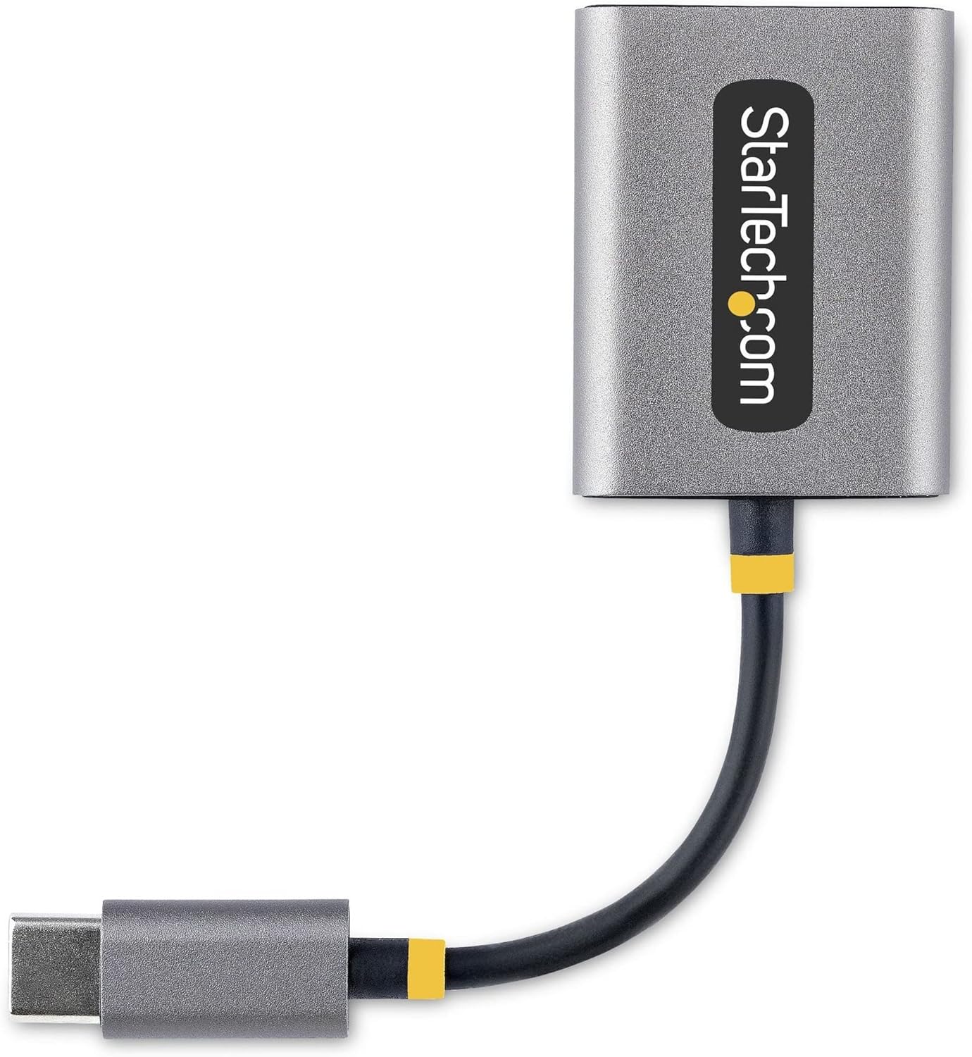 StarTech.com USB-C Headphone Splitter, USB Type C Dual Headset Adapter w/Mic Input, USB C to 3.5mm Audio Adapter/Earphone Dongle, USB C to Audio Jack/Aux Output, 24-bit DAC (USBC-AUDIO-SPLITTER
