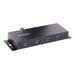 StarTech.com 4-Port Industrial USB 3.0 5Gbps Hub - Rugged USB Hub w/ESD and Surge Protection - DIN/Wall/Desk Mountable USB-A Hub - USB Expander w/Locking Ports, Heavy Duty (5G4AINDNP-USB-A-HUB