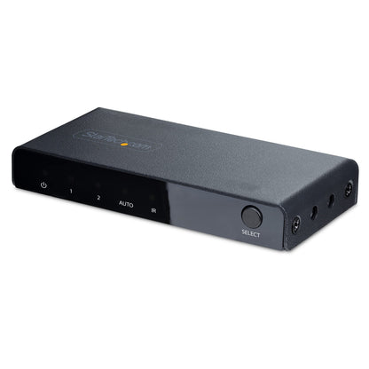 Startech.Com 2-Port 8K Hdmi Switch, Hdmi 2.1 Switcher 4K 120Hz/8K 60Hz Uhd, Hdr10+, Hdmi Switch 2 In 1 Out, Auto/Manual