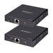 StarTech.com 4K HDMI Extender Over CAT5/CAT6 Cable, 4K 60Hz HDR Video Extender Up to 230ft (70m), HDMI Over Ethernet Cabling, S/PDIF Audio Out, HDMI Transmitter and Receiver Kit (4K70IC-EXTEND-HDMI