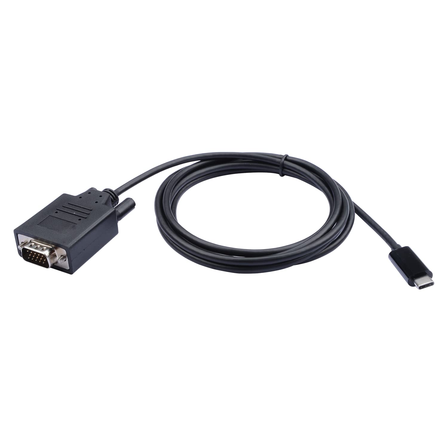 V7 V7UCVGA-2M - Cable adaptador USB-C a VGA, 2 m, color negro