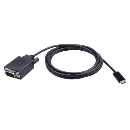 V7 V7UCVGA-2M - Cable adaptador USB-C a VGA, 2 m, color negro
