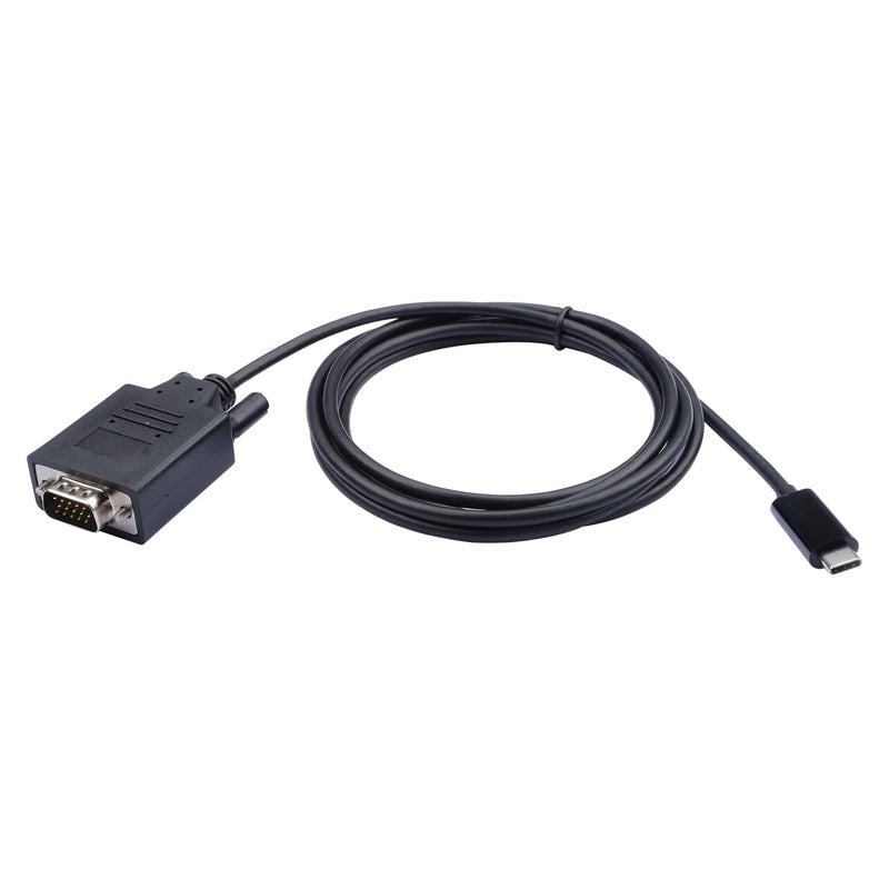 V7 V7UCVGA-2M - Cable adaptador USB-C a VGA, 2 m, color negro