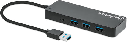 Manhattan 7-Port USB Hub A Male A Female 5Gbps Black