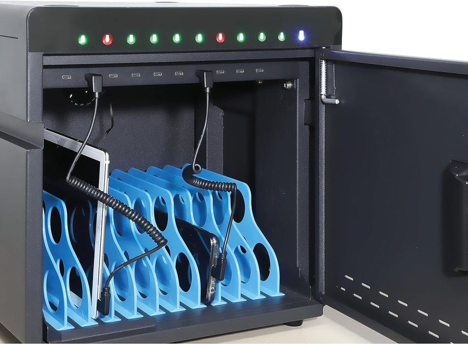 Manhattan Cable en espiral USB-C a Micro USB Cable de carga 1 m Negro