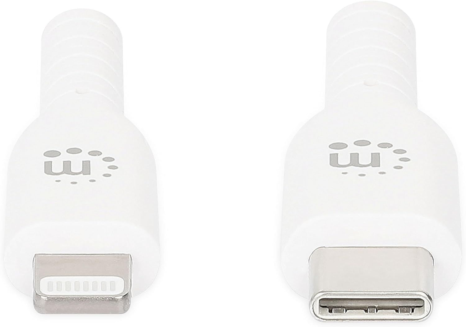 Manhattan 394512 USB-C™ to Lightning® Charge and Sync Cable 1m White