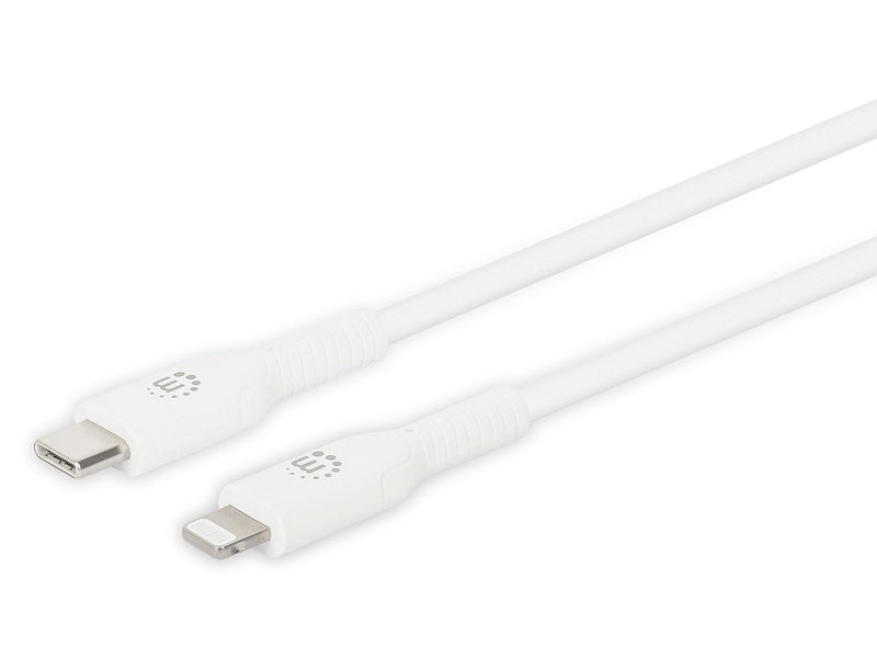 Manhattan 394529 USB-C to Lightning® Charging and Sync Cable 2 m White