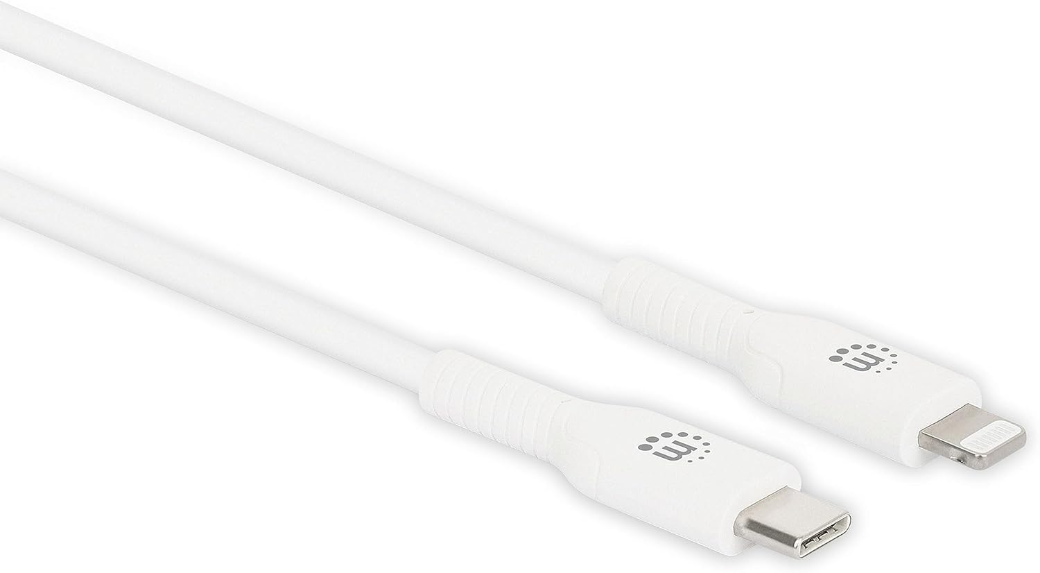 Manhattan 394529 USB-C to Lightning® Charging and Sync Cable 2 m White