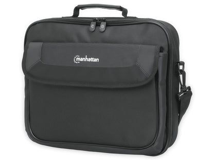 Manhattan Unisex's Cambridge Clamshell 14.1 inches Laptop Bag, Black, 14,1 Zoll