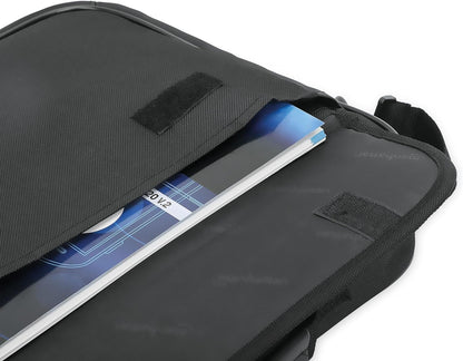 Manhattan Unisex's Cambridge Clamshell 14.1 inches Laptop Bag, Black, 14,1 Zoll