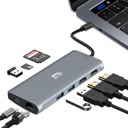 Adesso 9-in-1 USB-C Multi-Port Docking Station (TAA Compliant