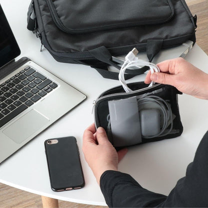 Mobilis PURE pochette acces Silver zip