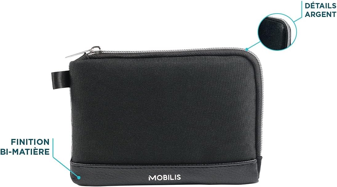 Mobilis PURE pochette acces Silver zip