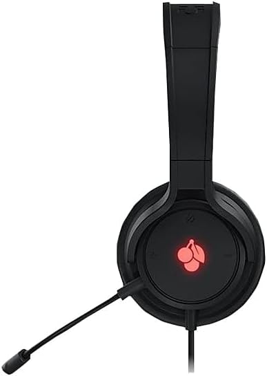CHERRY HC 2.2 USB Wired Gaming Headset 7.1 Surround Sound Detachable Microphone Black JA-2200-2