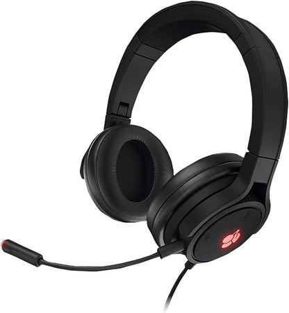 CHERRY HC 2.2 USB Wired Gaming Headset 7.1 Surround Sound Detachable Microphone Black JA-2200-2