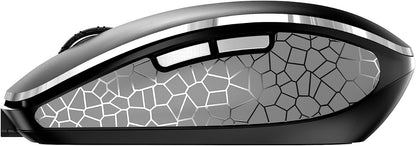 CHERRY MW 8C ADVANCED, wireless and rechargeable mouse, Bluetooth® or radio connection, encryption with AES-128, high-precision sensor with 4-level adjustable resolution