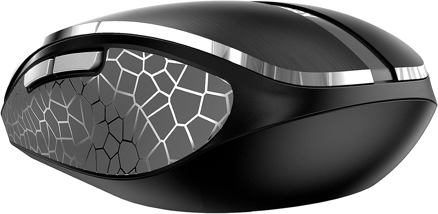 CHERRY MW 8C ERGO, wireless and rechargeable mouse, ergonomic right-handed mouse, Bluetooth® or radio connection, AES-128 encrypted, high-precision sensor