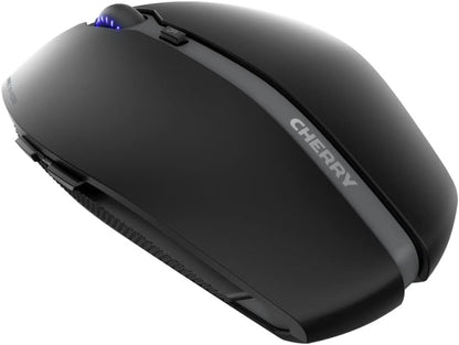 CHERRY GENTIX BT, wireless Bluetooth mouse, multi-device function for up to 3 end devices, switchable resolution (1000/2000 dpi), 7 buttons and scroll wheel, battery-operated