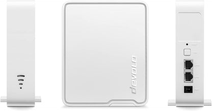Devolo Wifi 6 Repeater 5400, Wifi Booster - Up To 5400 Mbps, Mesh Wifi 6, Wifi Extender Booster, 2x Gigabit Lan, Wifi Repeater, Wifi For Home, White