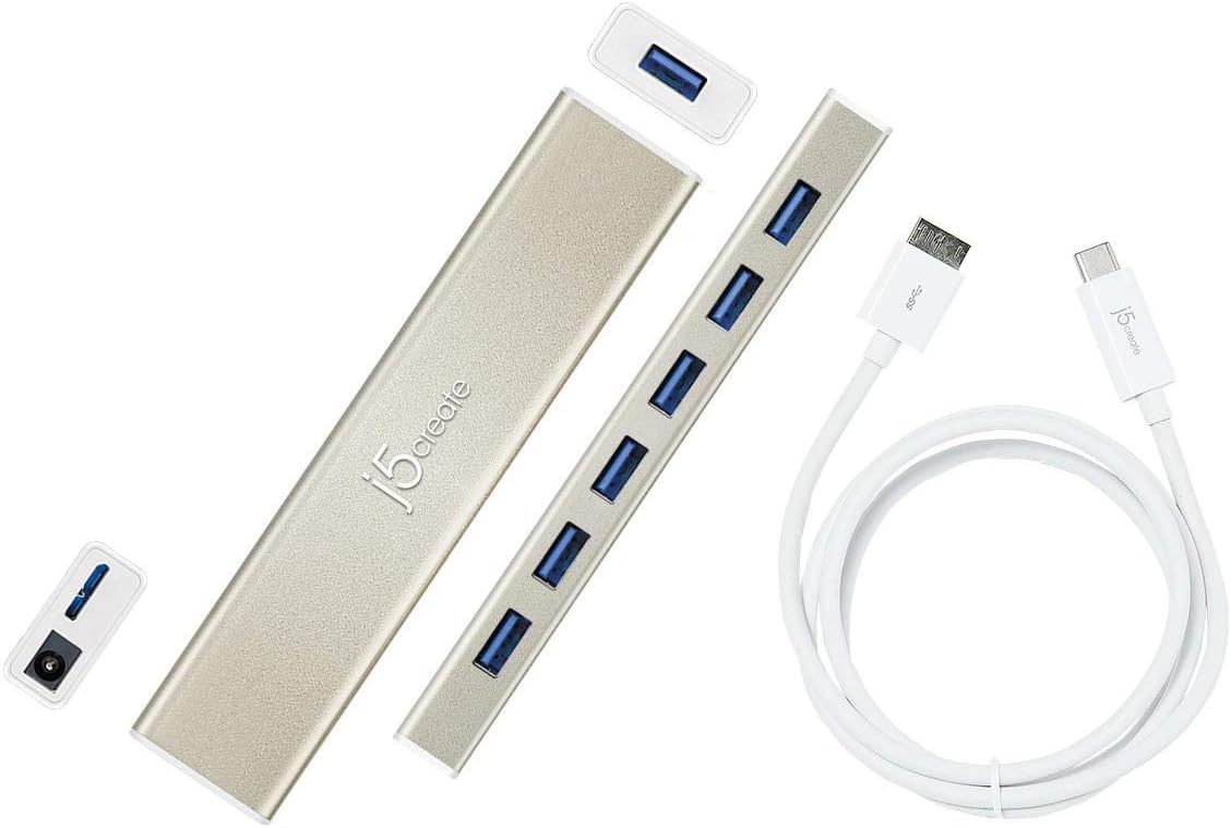 Usb-C 7- Port Hub - Eu/Uk
