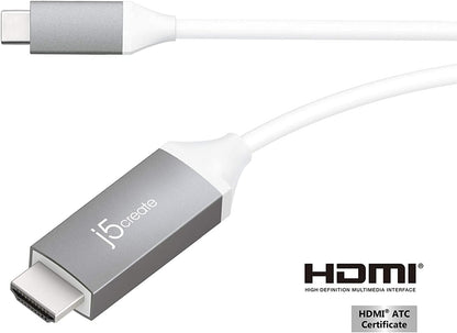 J5 JCC 153 G USB Type-C to 4K HDMI Cable (1.8 Meters