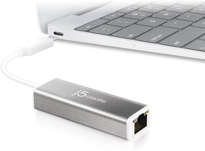 j5create USB-C™ to Gigabit Ethernet Adapter