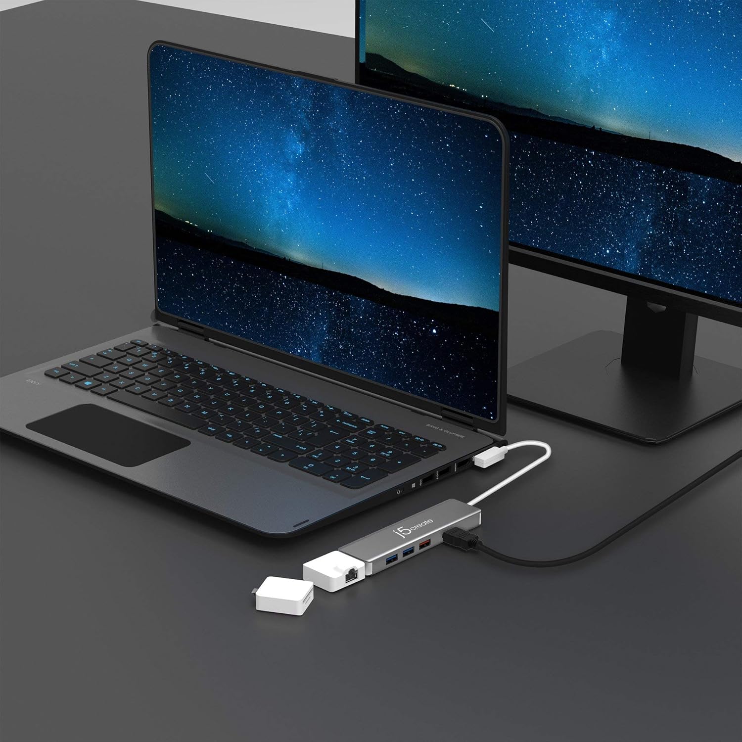 J5Create USB-C Modular Multi-Adapter with 2 Detachable Kits - Featuring SuperSpeed+ USB™ 3.1 Gen 2 with data transfer speeds up to 10 Gbps, Windows/macOS/Chrome OS Compatible
