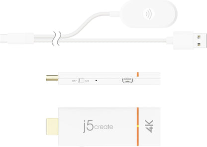 j5create JVAW76-N Étendeurs sans fils ScreenCast 4K HDMI™