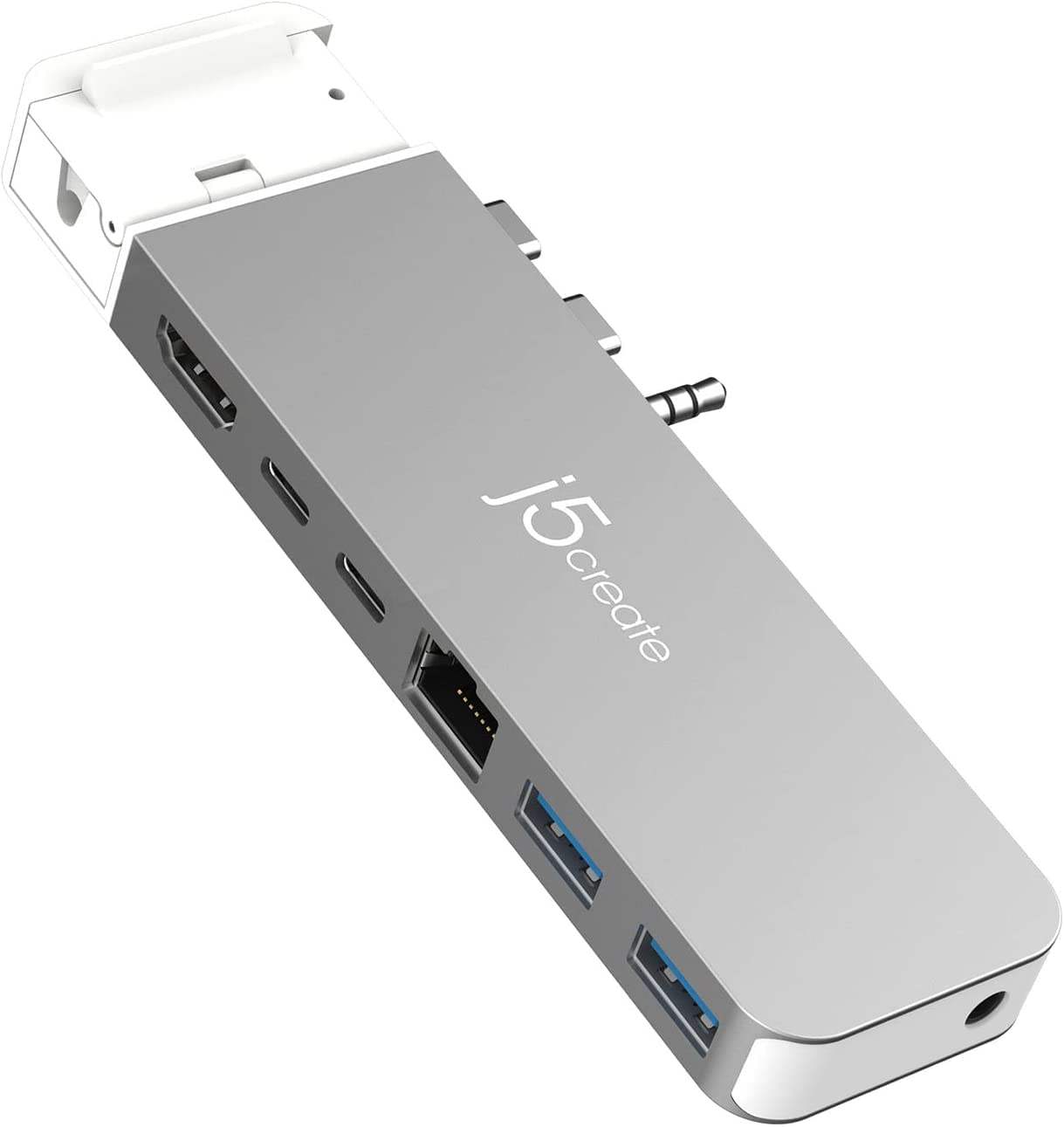 j5 create USB4 MacBook Pro/Air Block 7 in 1 Multi Adapter 4K60 Elite Pro with MagSafeKit