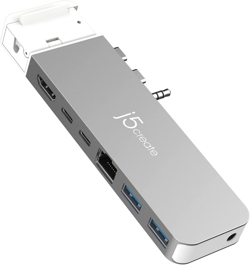 j5 create USB4 MacBook Pro/Air Block 7 in 1 Multi Adapter 4K60 Elite Pro with MagSafeKit