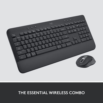 Logitech Signature MK650 Combo for Business, Wireless Mouse and Keyboard, Logi Bolt, Bluetooth, SmartWheel, Globally Certified, Windows/Mac/Chrome/Linux - Black