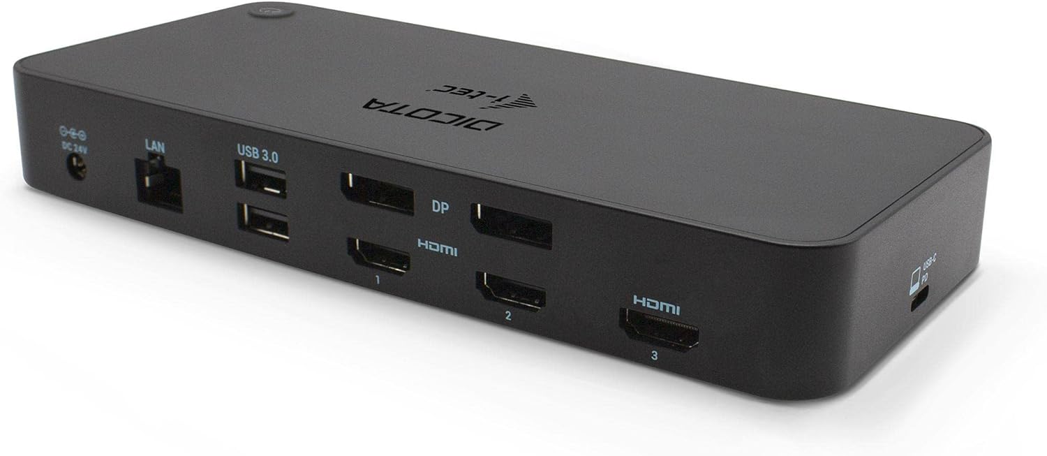 Dicota USB-C 12-IN-1 DOCKING STATION 5K HDMI/DP PD 100W (UK