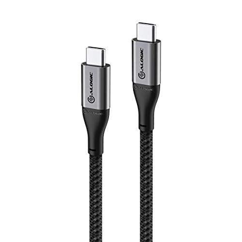 Alogic - Ultra USB-C to USB-C cable 5A/480Mbps - Space Grey (Length: 3 m