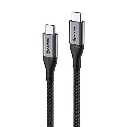 Alogic - Ultra USB-C to USB-C cable 5A/480Mbps - Space Grey (Length: 3 m