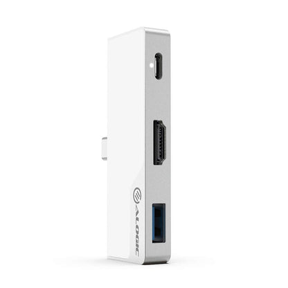 ALOGIC USB C Hub, 4K HDMI, 60W USB C Laptop Charging, USB C to 3.5mm, 1 USB A, Dock Nano Mini, Compatible with iPad Pro/Air 2020 (Thunderbolt 3 Compatible