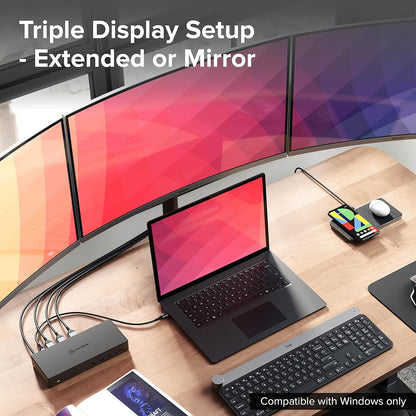 ALOGIC MA3 - Triple Display Docking Station, USB-C Dock with 100W Power Delivery