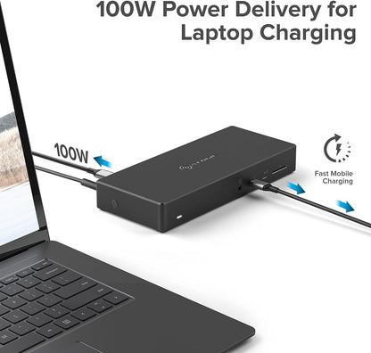 ALOGIC MA3 - Triple Display Docking Station, USB-C Dock with 100W Power Delivery