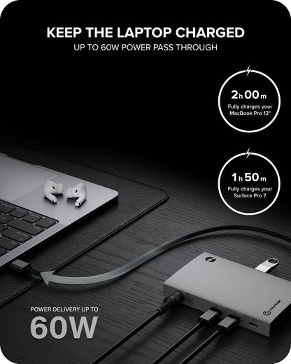 Alogic Thunderbolt 4 Blaze Compact Hub Triple Thunderbolt O