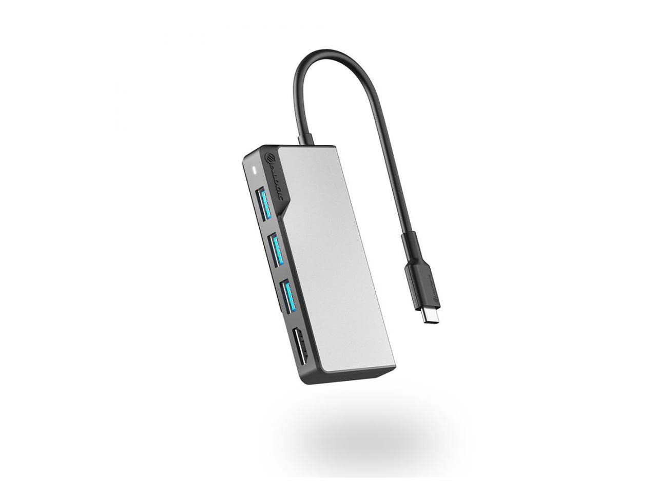 Fusion Core Usb-C 5 In 1 Hdmi Usb Hub Space Grey