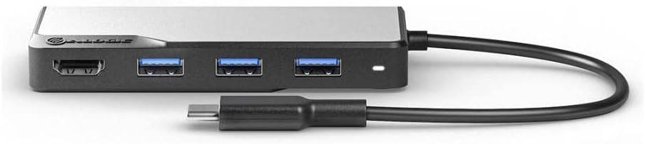 Fusion Core Usb-C 5 In 1 Hdmi Usb Hub Space Grey