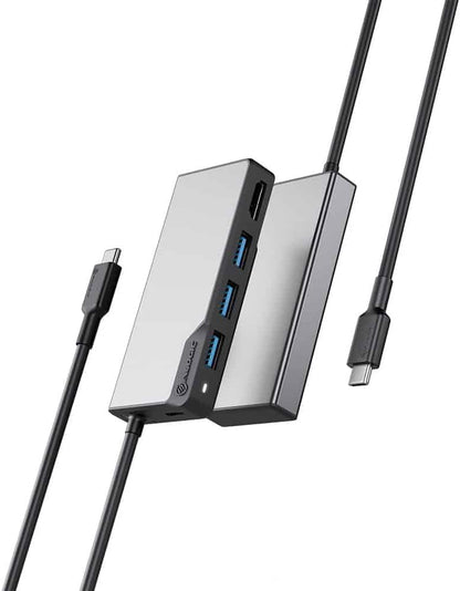 Fusion Core Usb-C 5 In 1 Hdmi Usb Hub Space Grey
