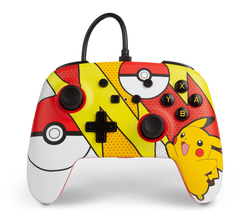 PowerA Enhanced Wired Controller for Nintendo Switch - Pokémon: Pikachu Pop Art