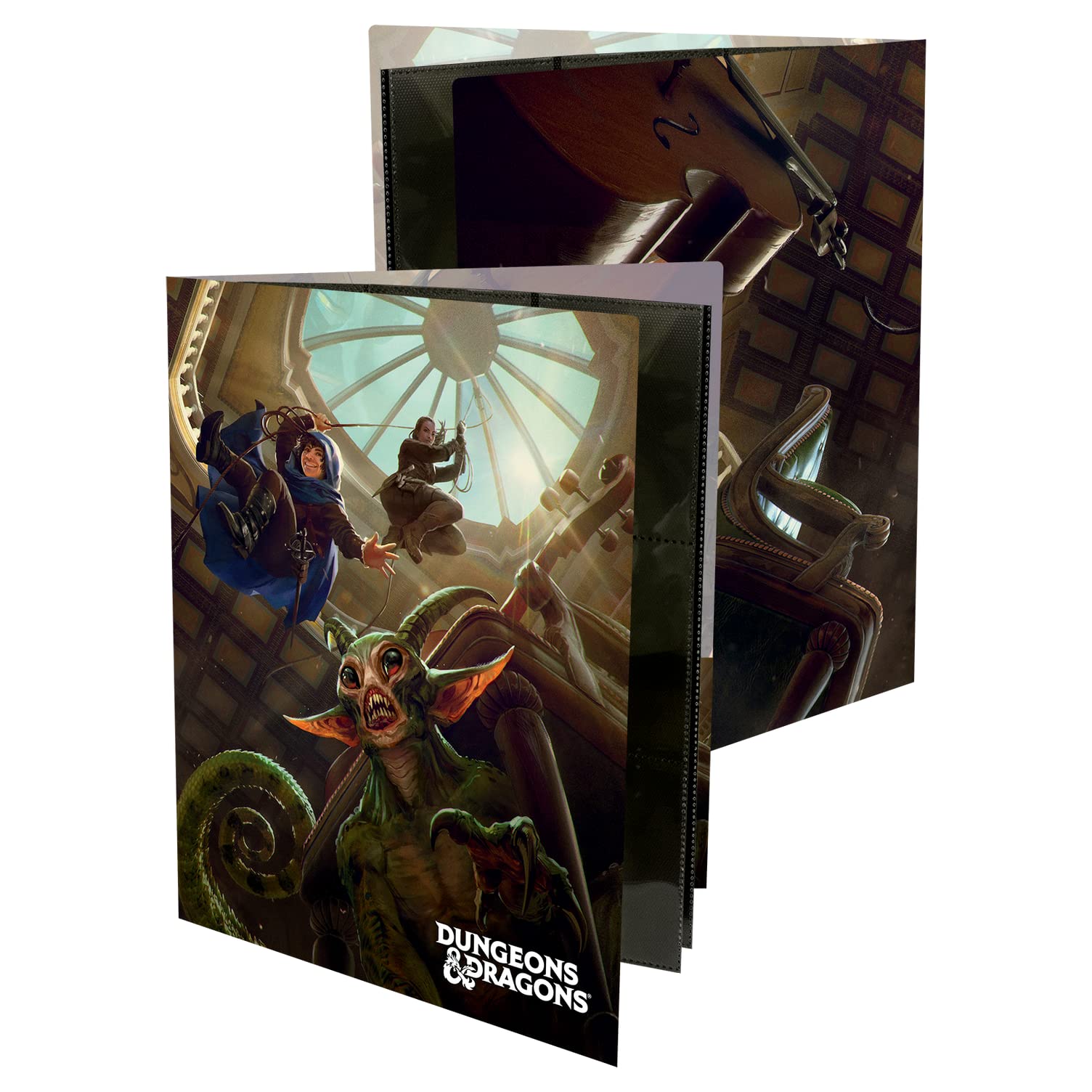 Ultra PRO - Dungeons & Dragons Character Folio - Keys from The Golden Vault - Organize & Store your Notes, Character Sheets, & Spell cards Includes Two 9 Pocket Page for Standard Size Cards