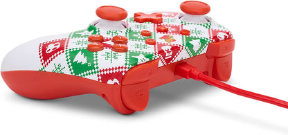 PowerA Wired Controller for Nintendo Switch - Mario Holiday Sweater